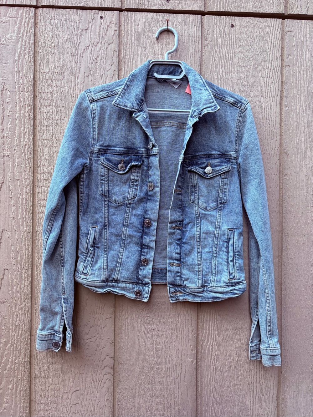 H&M Light Blue Denim Jacket for Women